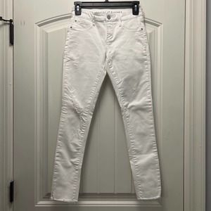 Articles of Society Women's White Skinny‎ Fit Cotton Blend Denim Jeans Size 24